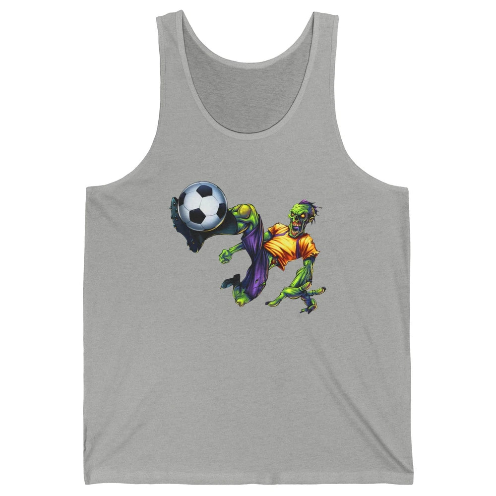 Zombie Soccer Striker Halloween Soccer Player Costume Gift Unisex Jersey Tank