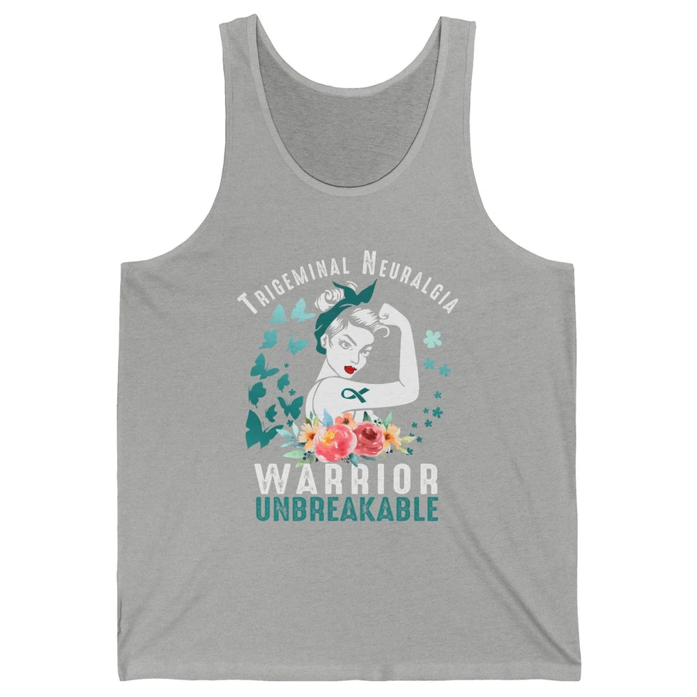 Trigeminal Neuralgia Warrior Unbreakable Strong Woman Unisex Jersey Tank