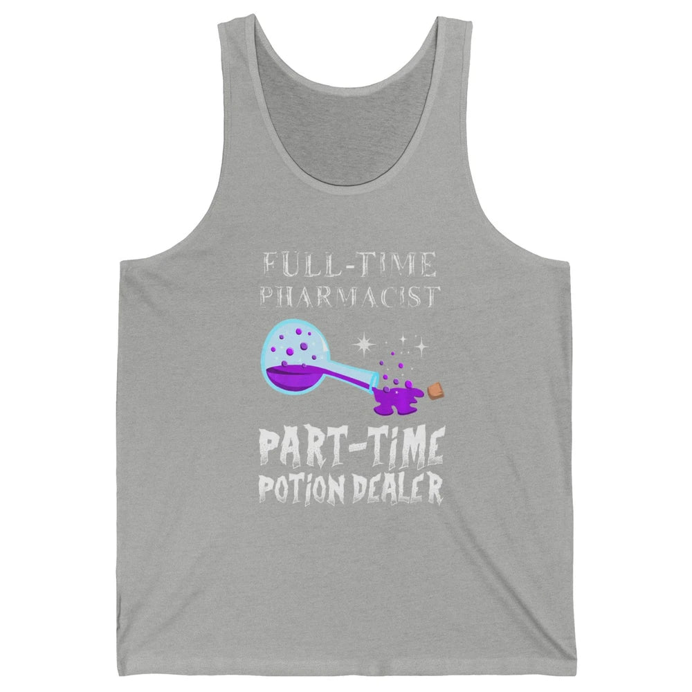 Bottle Potion Dealer Gothic Full Time Pharmacist Aesthetic Unisex Jersey Tank