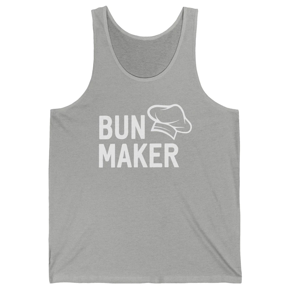 Bun Maker Bun Baker Pregnancy Announcement Baby Reveal Gift Unisex Jersey Tank