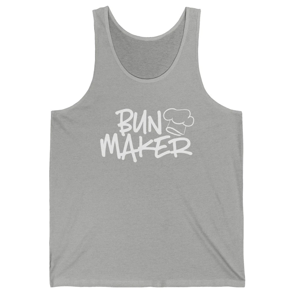 Bun Maker Bun Baker Pregnancy Announcement Baby Reveal Gift Unisex Jersey Tank