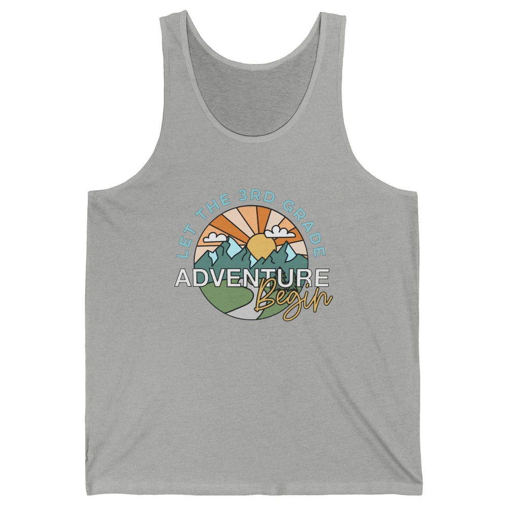 Vintage Back To School Let The 3rd Grade Adventure Begin Unisex Jersey Tank