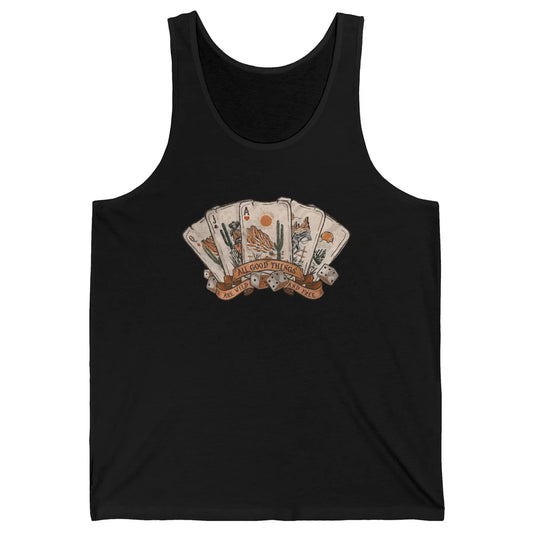 All Good Thing Wild Free Poker Card Western Country Retro Unisex Jersey Tank