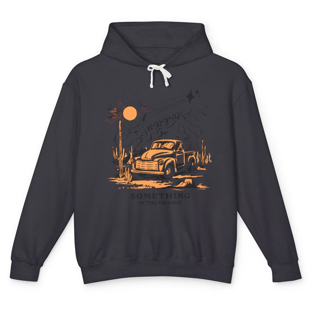 Retro Desert Sunset Something In The Orange Western Country Unisex Lightweight Hoodie