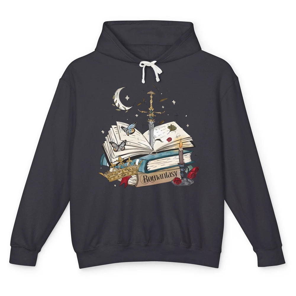 Bookish Romance Reader Librarian Literature Gothic Bookworm Unisex Lightweight Hoodie