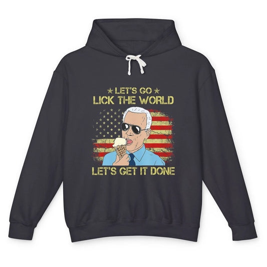 Funny Joe Biden Conservative Anti Biden Democrats Vote Trump Unisex Lightweight Hoodie