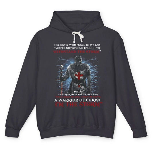 Jesus Cross Knight Templar Child Of God Man Of Faith Unisex Lightweight Hoodie