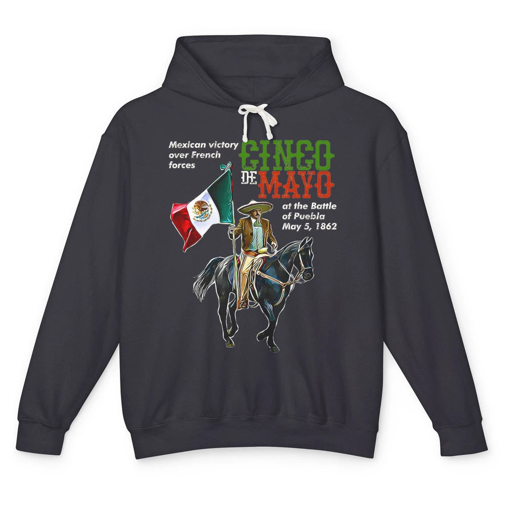 Battle Puebla May 5 1862 Cinco De Mayo Party Fiesta Mexican Unisex Lightweight Hoodie