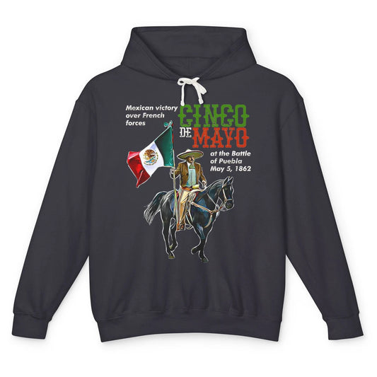 Battle Puebla May 5 1862 Cinco De Mayo Party Fiesta Mexican Unisex Lightweight Hoodie