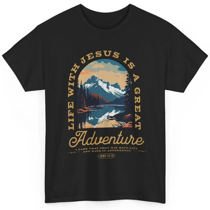 Christian Life With Jesus Is Great Adventure Bible Religious Classic Unisex T-Shirt