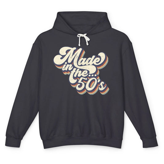 Retro Vintage Made In The 50's 1950s Born Birthday 50s Born Unisex Lightweight Hoodie