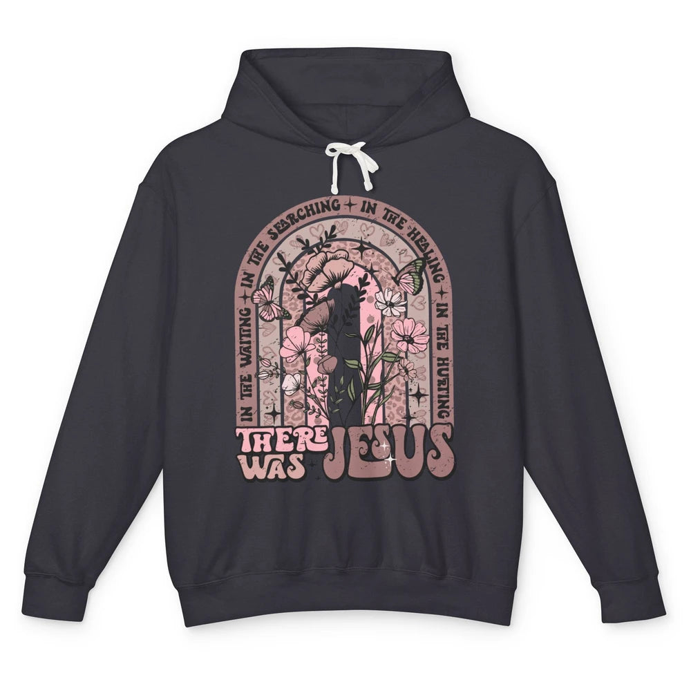 In The Waiting Searching There Was Jesus Christian Rainbow Unisex Lightweight Hoodie