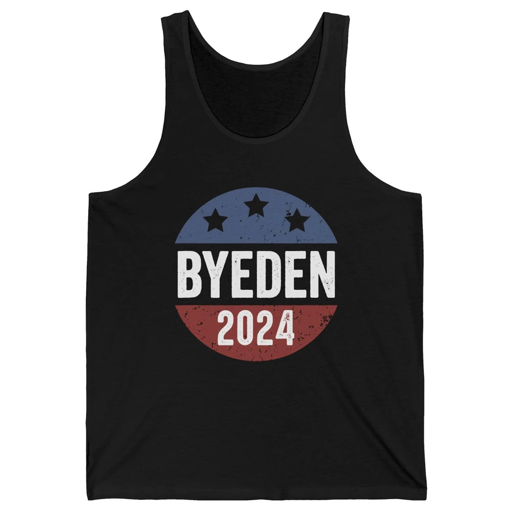 Bye Den 2024 Byeden Button Funny Anti Joe Biden Vote Trump Unisex Jersey Tank