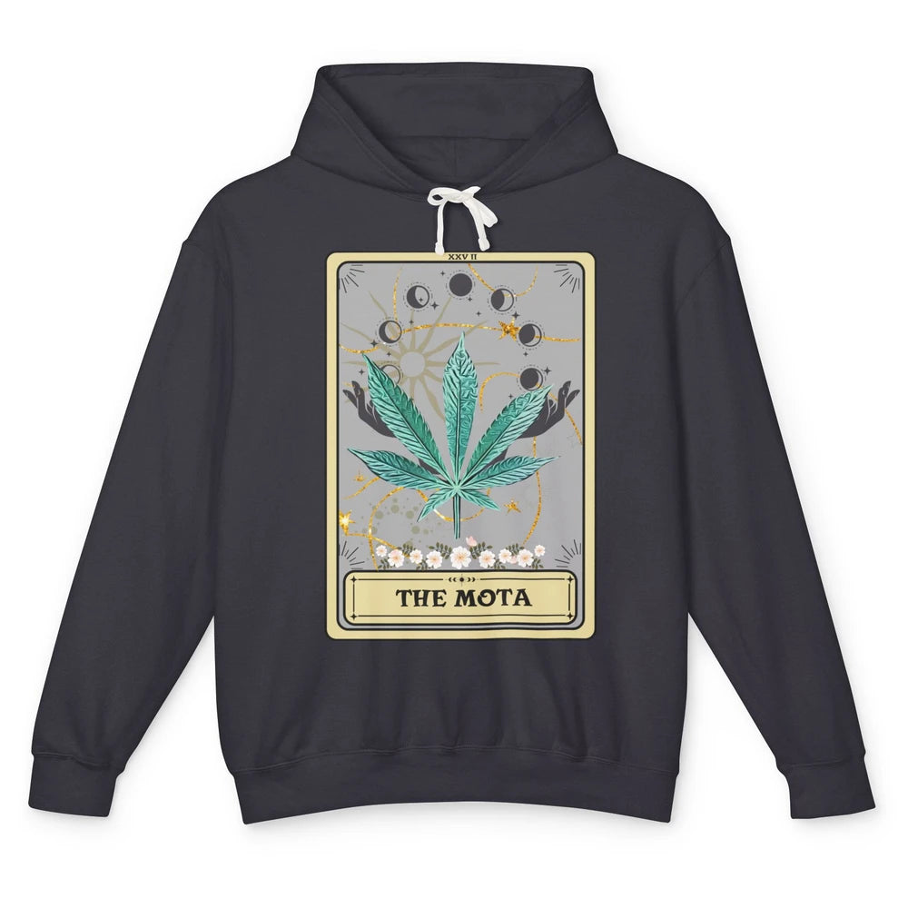 Vintage Weed The Mota Tarot Card Weed Cannabis Marijuana Unisex Lightweight Hoodie