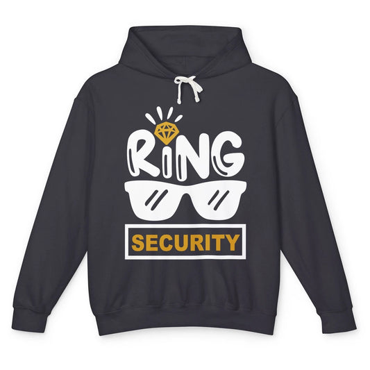 Wedding Ring Security Boy Girl Ring Bearer Wedding Party Unisex Lightweight Hoodie