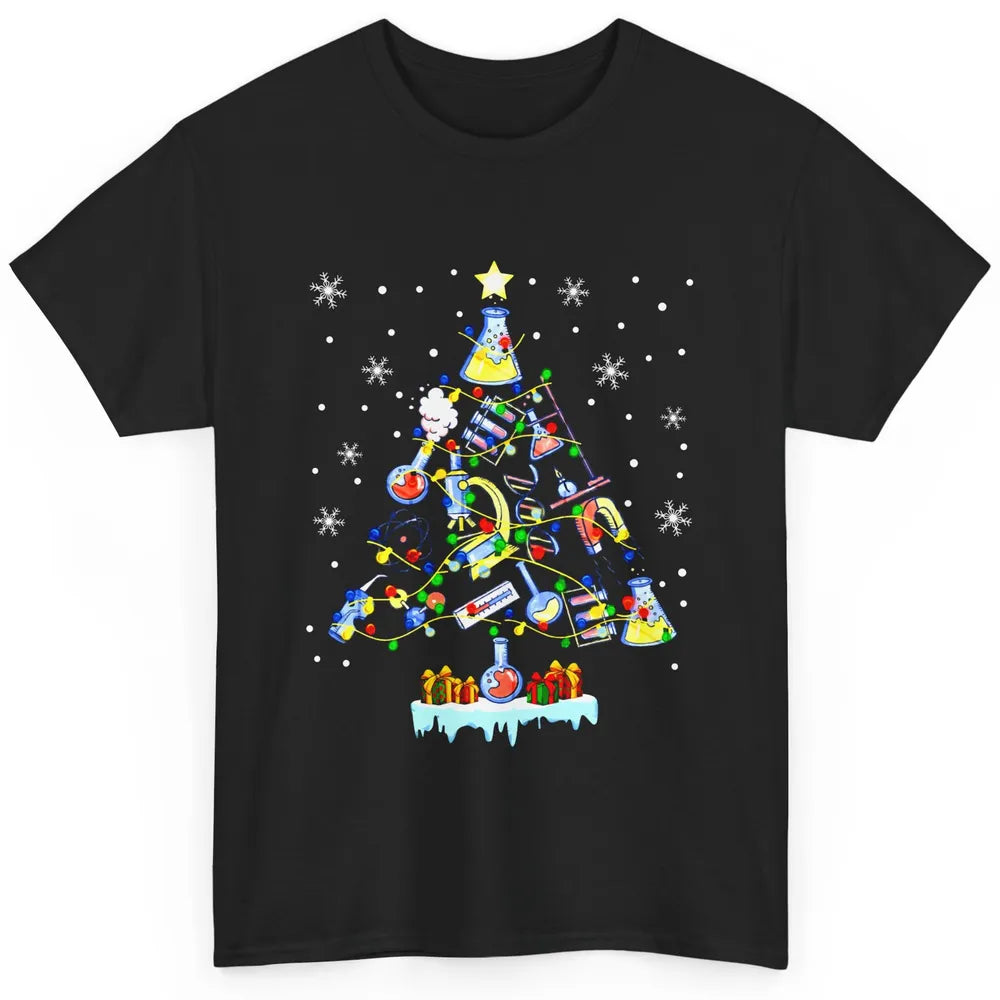 Laboratory Technician Christmas Tree Lab Tech Christmas Classic Unisex T-Shirt