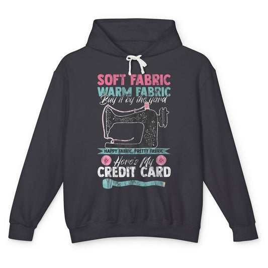 Soft Fabric By The Yard Sewing Machine Quilting Crafting Unisex Lightweight Hoodie