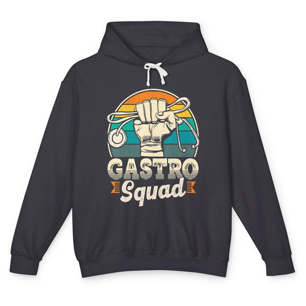 Gastro Squad Medical Assistant Doctor Gastroenterology Retro Unisex Lightweight Hoodie