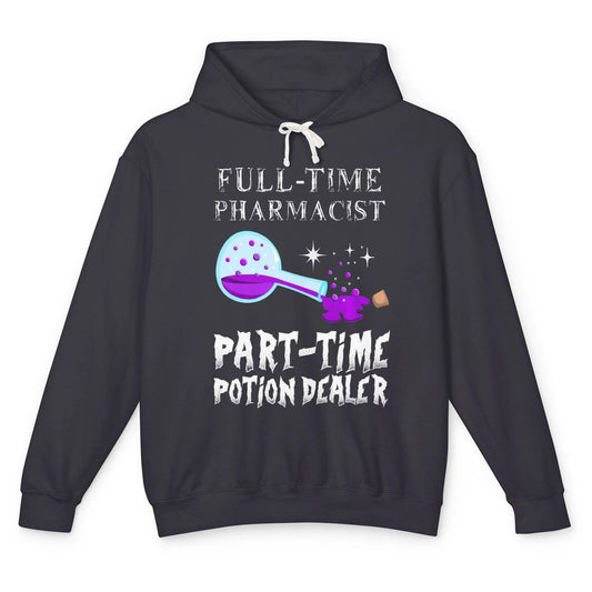 Bottle Potion Dealer Gothic Full Time Pharmacist Aesthetic Unisex Lightweight Hoodie