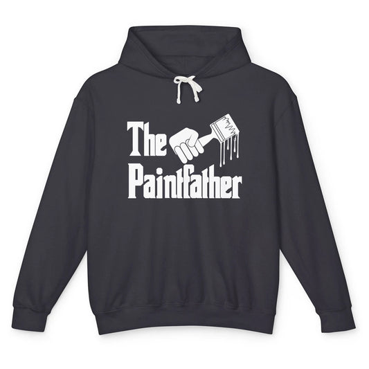 The Paintfather Funny Painter Artist Teacher Art Vintage Dad Unisex Lightweight Hoodie