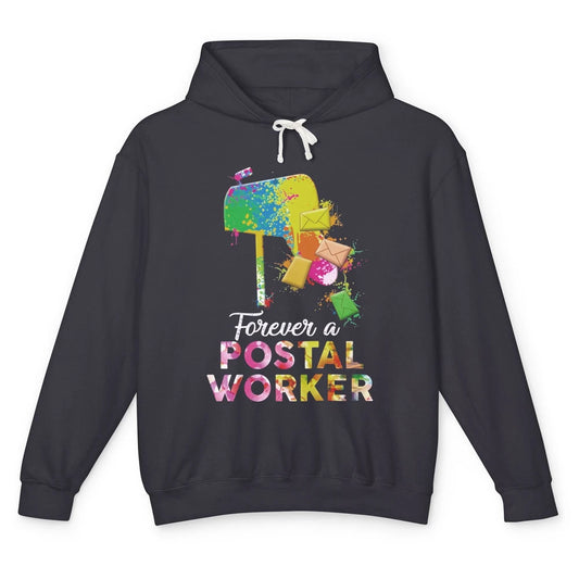 Forever A Postal Worker Delivery Service Postal Life Mailman Unisex Lightweight Hoodie