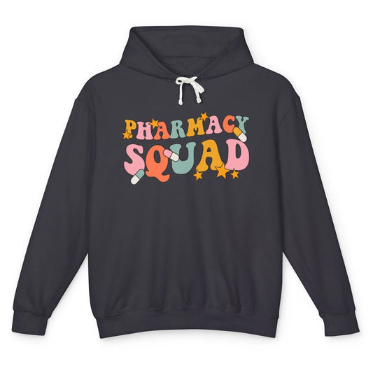 Pharmacy Squad Pharmacist Groovy Halloween Spooky Season Unisex Lightweight Hoodie