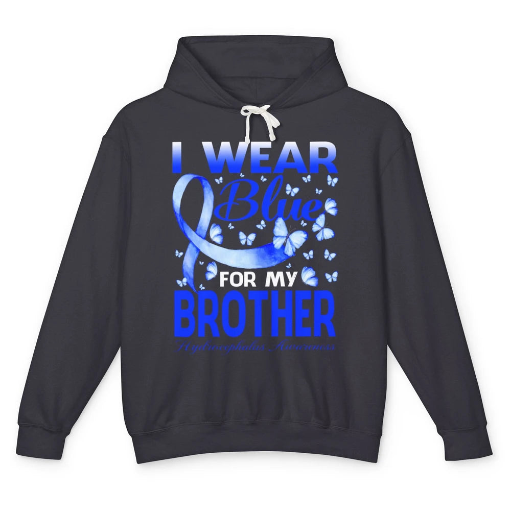 Wear Blue For Brother Warrior Hydrocephalus Cancer Awareness Unisex Lightweight Hoodie