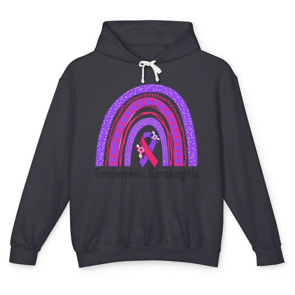 Eosinophilic Esophagitis Awareness Awareness EOE Rainbow Unisex Lightweight Hoodie