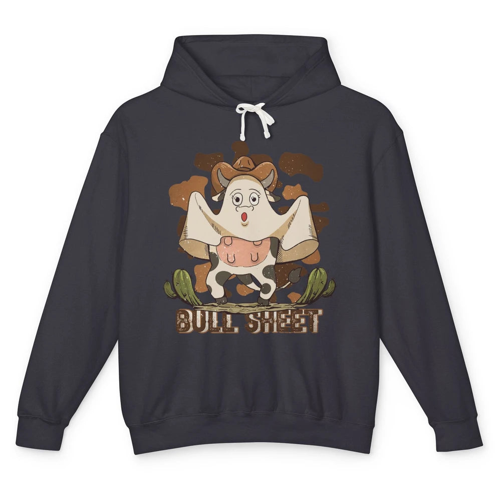 Funny Baby Daisy Cow Ghost Bull Sheet Western Halloween Unisex Lightweight Hoodie