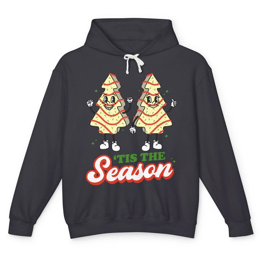 Christmas Tree Cakes Tis The Season Christmas Cake Lovers Unisex Lightweight Hoodie