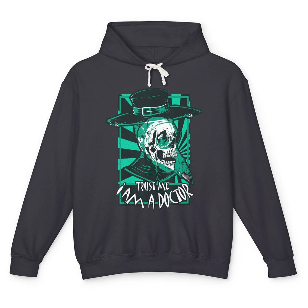 World Death Doctor Medieval Plague Halloween Spooky Season Unisex Lightweight Hoodie