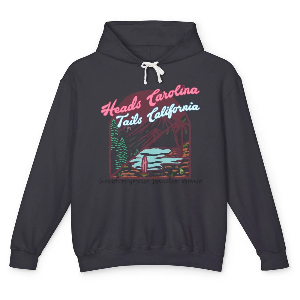 Heads Carolina Tail California Western Summer Beach Paradise Unisex Lightweight Hoodie