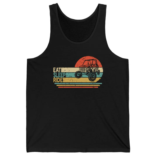 Vintage Eat Sleep Ride XSX Life UTV Offroad Mud Riding Gift Unisex Jersey Tank