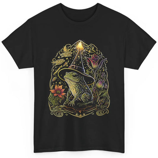 Frog Witch Astrology Occult Mystical Cottagecore Halloween Classic Unisex T-Shirt