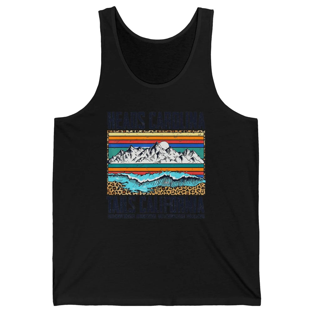 Vintage Heads Carolina Tail California Beach Summer Travel Unisex Jersey Tank