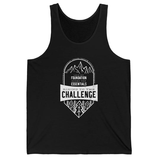 Challenge A Leadership Rising To The Challenge Homeschooling Unisex Jersey Tank