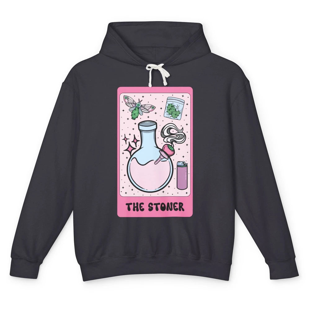 Funny Weed The Stoner Tarot Card Cannabis Weed Lovers Unisex Lightweight Hoodie