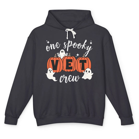 One Spooky Veterinarian Vet Squad Halloween Vet Tech Nurse Unisex Lightweight Hoodie