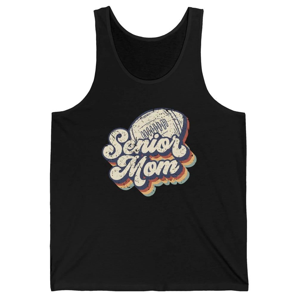 Retro Senior Mom Football Class Of 2022 Graduate Mom Gift Unisex Jersey Tank