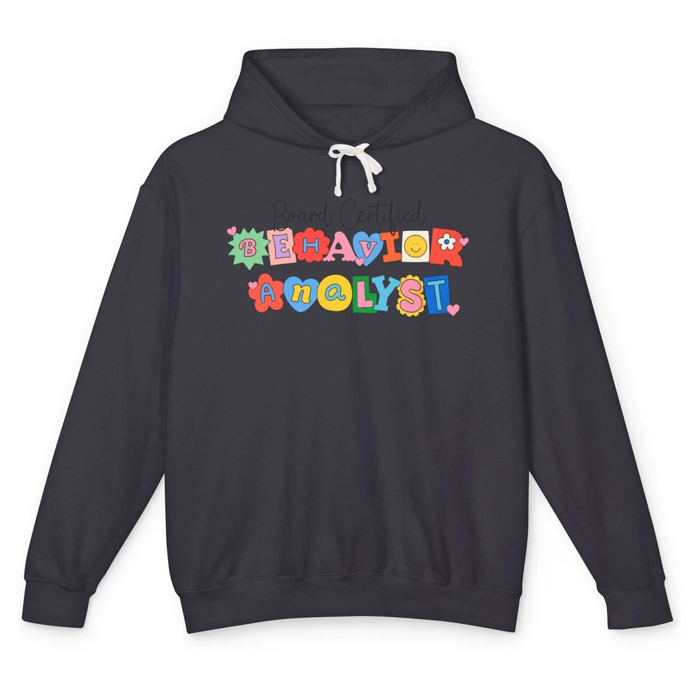 Board Certified Behavior Analyst BCBA Symbols ABA Therapist Unisex Lightweight Hoodie