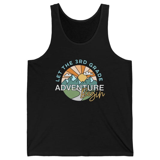 Vintage Back To School Let The 3rd Grade Adventure Begin Unisex Jersey Tank