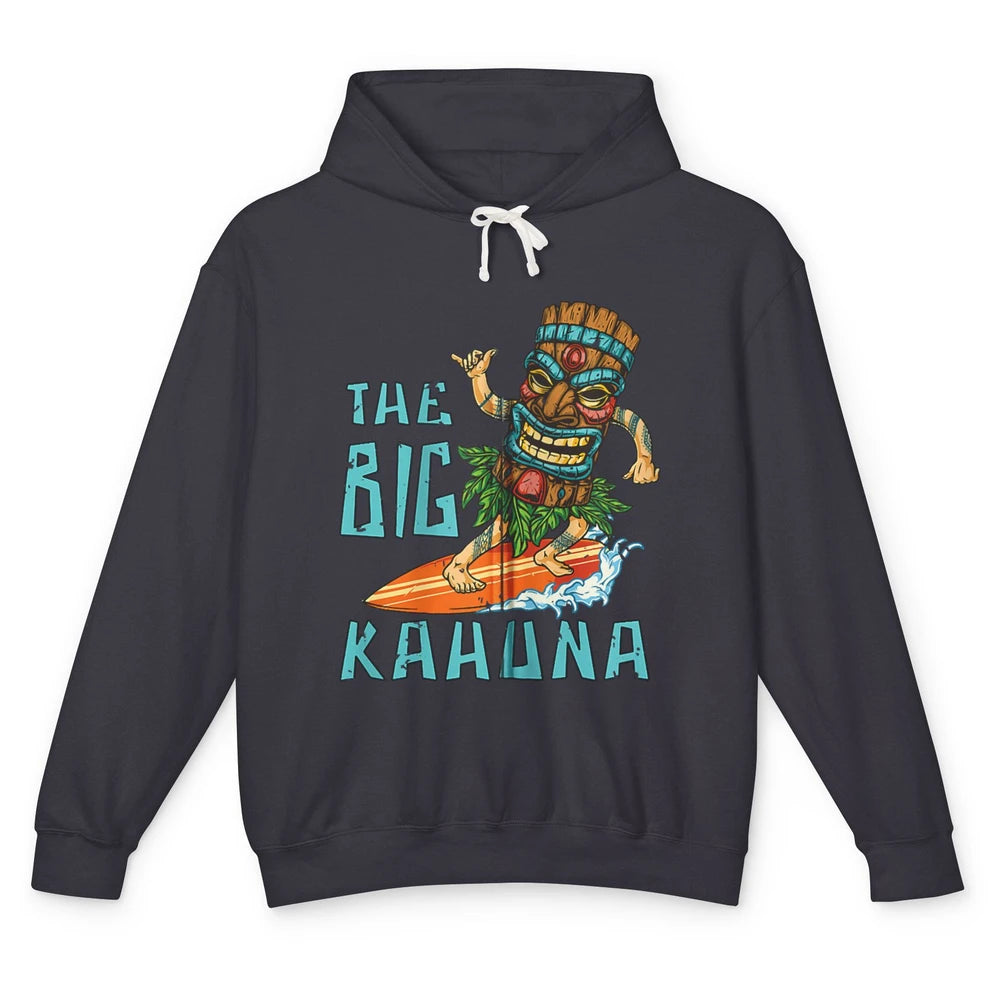 Tiki Big Kahuna Surfer Tropical Hawaii Aloha Paradise Beach Unisex Lightweight Hoodie