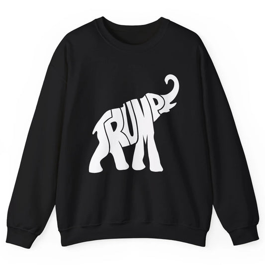 Vintage Donald Trump Vote 2024 Elephant Republican President Unisex Crewneck Sweatshirt