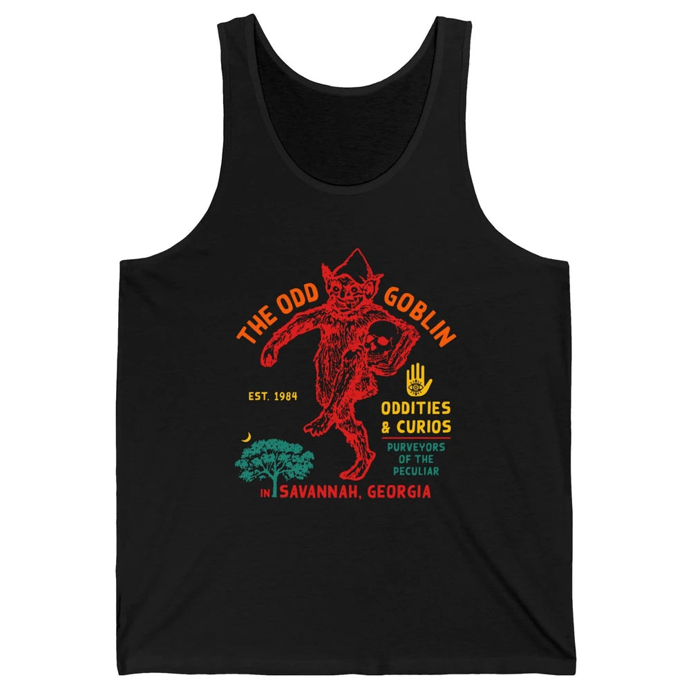 Vintage The Odd Goblin Est 1984 Oddities Savannah Georgia Unisex Jersey Tank