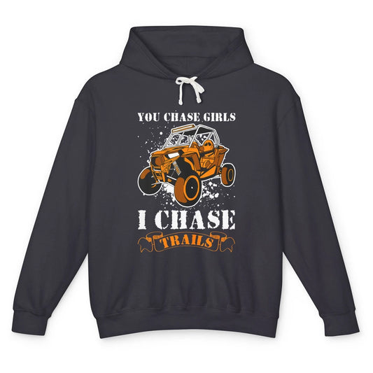 Retro Chase Trails Mud Rider Dirty UTV SXS Rider Offroad Unisex Lightweight Hoodie