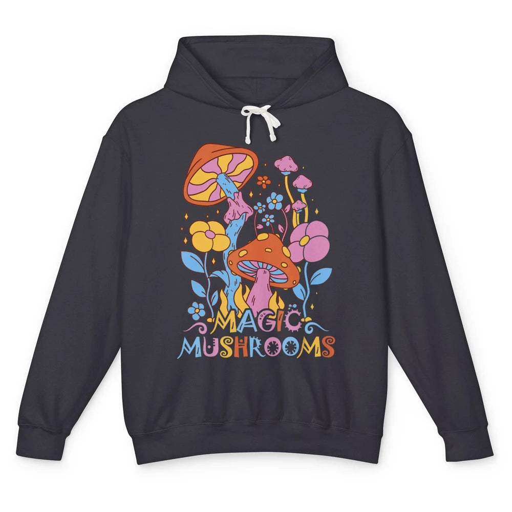 Mycology Fungi Magical Mushroom Hippie Mycologist Hunting Unisex Lightweight Hoodie