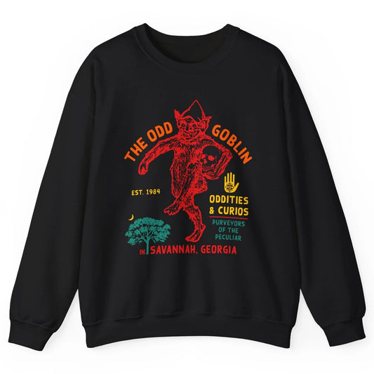 Vintage The Odd Goblin Est 1984 Oddities Savannah Georgia Unisex Crewneck Sweatshirt