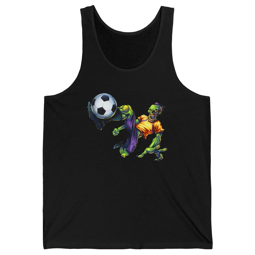 Zombie Soccer Striker Halloween Soccer Player Costume Gift Unisex Jersey Tank