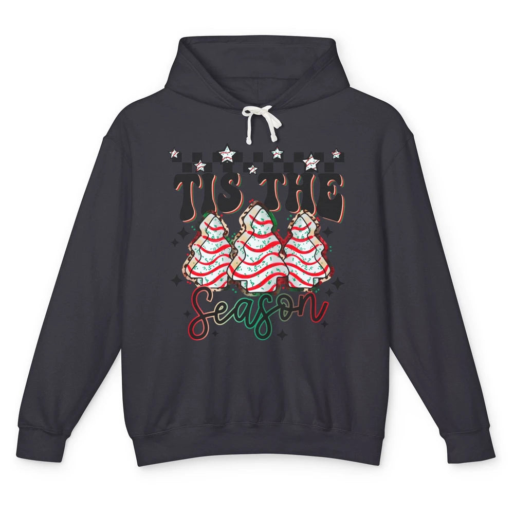 Funny Christmas Tree Cake Tis The Season Debbie Western Xmas Unisex Lightweight Hoodie