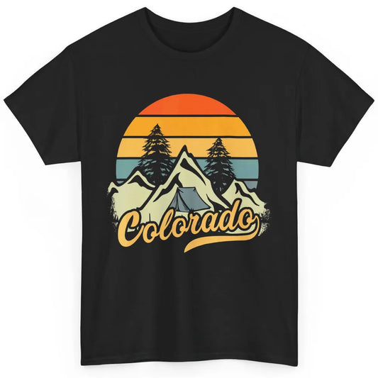 Vintage Nature Colorado Retro Mountain Hiking Camping Travel Classic Unisex T-Shirt